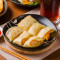 shǔ bǐng qǐ sī dàn bǐng Egg Pancake Roll with Hash Brown and Cheese