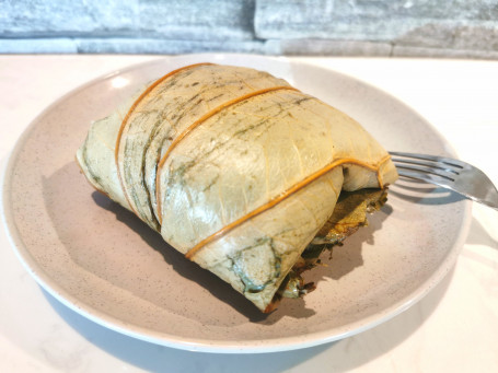 Glutinous Rice Chicken In Lotus Leaf