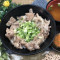 Cōng Huā Yán Zì Shāo Ròu Jǐng Salt-Grilled Roasted Pork Donburi With Scallion