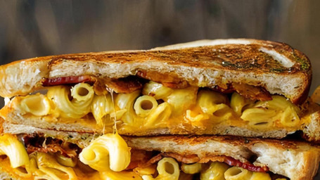 Bacon Mac Grilled Cheese
