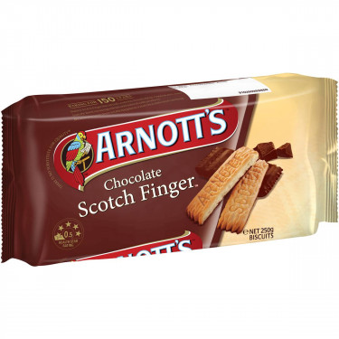 Arnott's Scotch Fingerkekse Mit Schokoladenüberzug