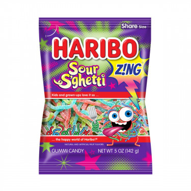 Haribo Sour Sghetti Bag Gms)