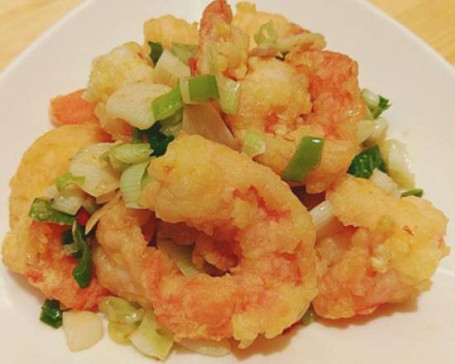 Crispy King Prawn With Salt And Pepper Jiāo Yán Dà Xiā