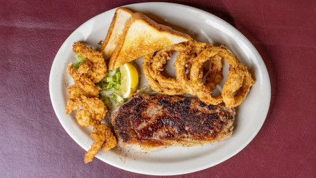 New York Steak (8 Oz. Shrimp (4 Pieces