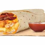 Eggnormous Burrito Mit Wurst-Speck-Ei-Käse