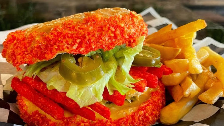 14. Hot Cheeto Burger