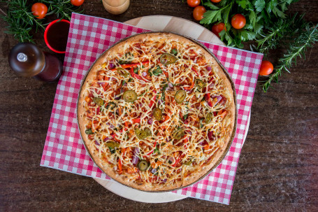 Vegan Spicy Vego Pizza