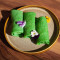 Dadar Gulung (Pandan Crepe Roll with Coconut and Palm Sugar Filling) (VG)