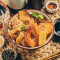 Guī Yú Jī Tuǐ Jǐng Donburi With Chicken Drumstick And Salmon