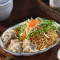 xiān xiā yún tūn gān lāo miàn Tossed Noodles with Shrimp Wonton