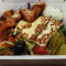 Salad Box with Grilled Chicken and Halloumi