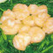 Dòu Miáo Xiā Qiú Deep-Fried Shrimps With Pea Shoot