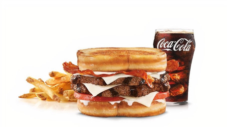 Doppelte Frisco-Burger-Kombination