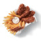 (6 Pieces) Honey Bbq Sauced Tossed Chicken Strip Basket