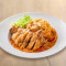 Fěn Hóng Nǎi Yóu Jī Tuǐ Miàn Chicken Drumstick Pasta With Tomato Sauce