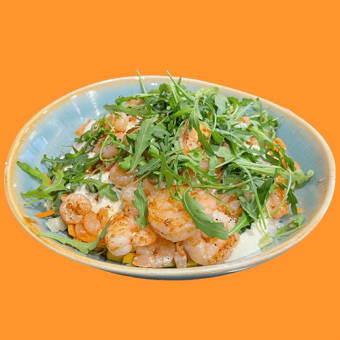 Garnelen-Shrimps Salat