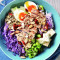 Yà Zhōu Fēng Hú Má Jī Ròu Lí Mài Shā Lā Asian Chicken Salad With Sesame Sauce And Quinoa