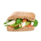 Avocado-Mozzarella Sandwich (vegetarisch)
