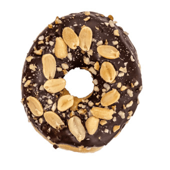 Erdnuss-Schoko-Donut (Vegan)
