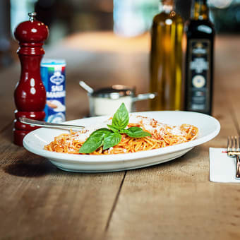 Spaghetti Mit Tomatensauce (Vegetarisch)