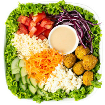 Salat Falafel Salad (Vegetarisch)