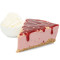 Himbeer-Cheesecake mit roter Fruchtsauce
