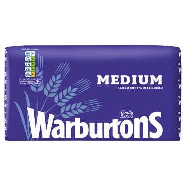 Warburtons Brot Weißer Mittlerer Laib