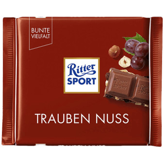 Ritter Sport Traube Nuss Tafel