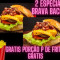 Combo 2 Especial Burguer Bacon Ganha Fritas Grátis