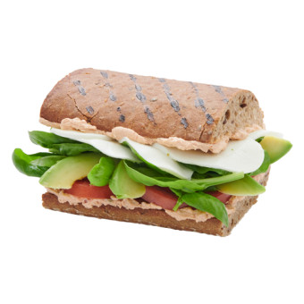 Avocado-Mozzarella-Sandwich
