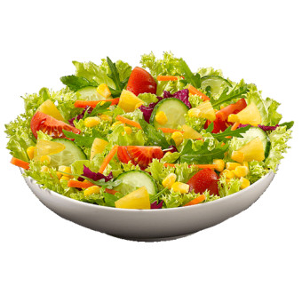 Veganer Salat Ananas