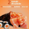 Combo namorados 2 Temaki, 5 Sashimi, 10 Hossomaki e 1 Coca 1,5l