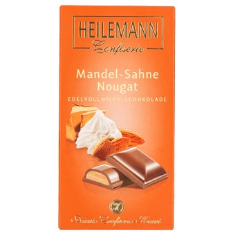 Heilemann Schokoriegel Mandel-Creme-Nougat-Vollmilch