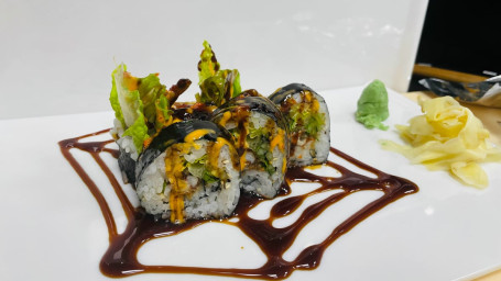 S7. Spider Roll (6 Pieces.