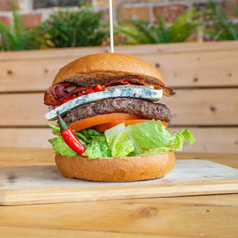 Blue Bobsek Burger (Scharf)