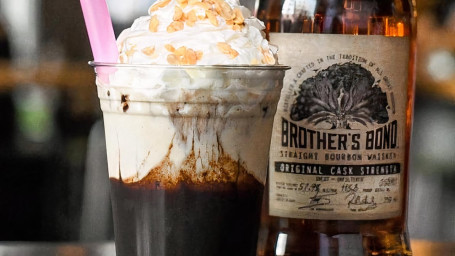 Boozy Bourbon Candy Bar Shake