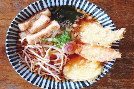 Udon With Vegetable Tempura