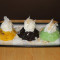 Three Coloured Sticky Rice With Ice Cream (Kex Xoi Ba Mau)