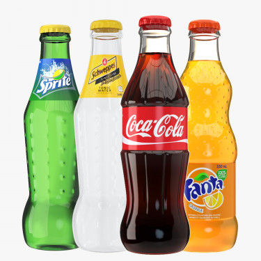 Soft Drinks In Glass Bottle