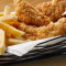 Plain Chicken Tenders W/Fries Basket