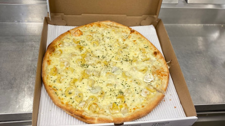 Tortalini Alfredo Pizza Small(12”