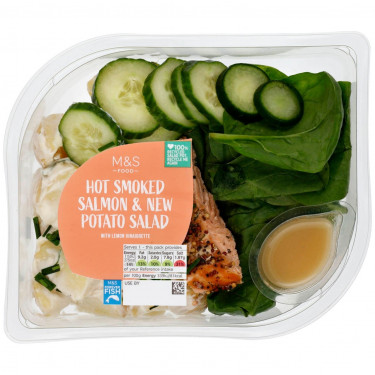 M S Food Heißgeräucherter Lachs-Kartoffelsalat
