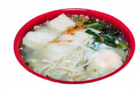 Noodle Soup With Fish Meat