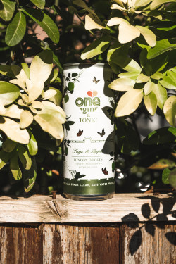 One Gin G T Sage Apple, Uk Cans