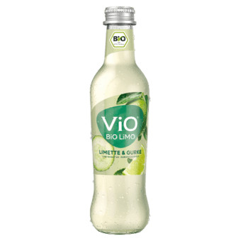 Vio Bio Limo Limette-Limonade Mit Gurkengeschmack