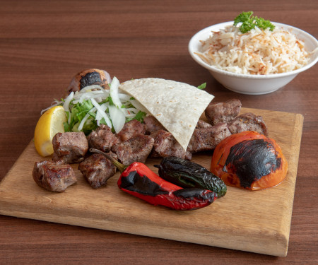 Fatayel Ghanam (Lamb Cubes) Platter