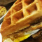 Maple Sausage Waffle Sandwich