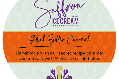 Saffron Handmade Ice Cream Salted Butter Caramel
