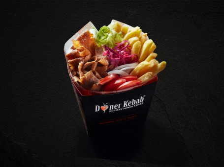 Döner-Box-Pommes-Salat