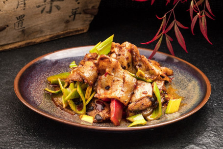 Stir Fired Sichuan Style Pork Belly Slices